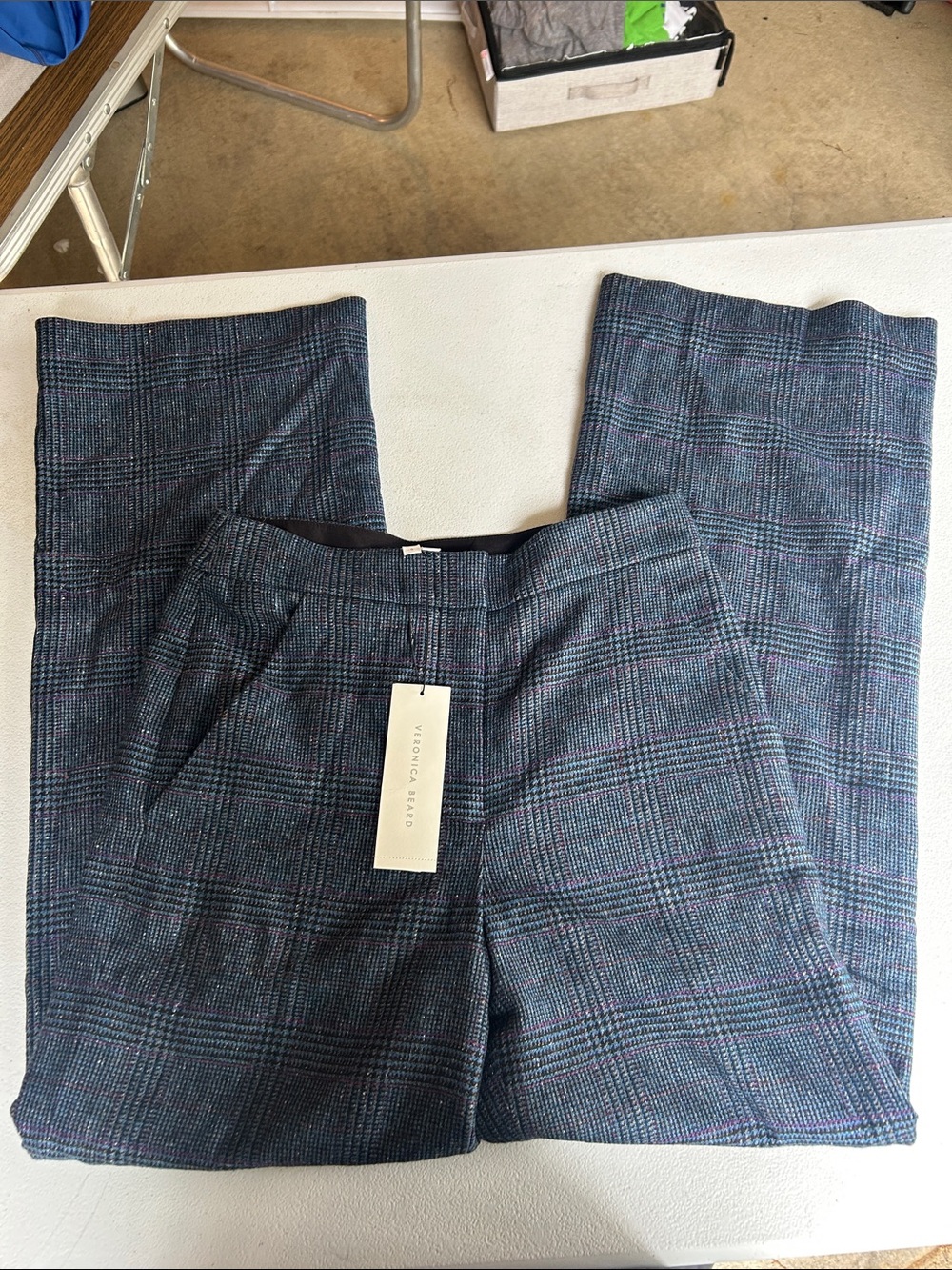 Veronica Beard NWT Plaid Dress Pants